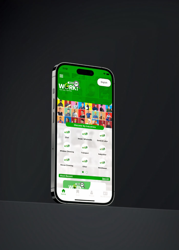 Search work app by Hegemonic